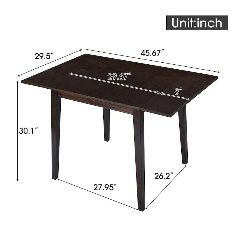 Extendable Round Dining Table with Oak Veneer Top