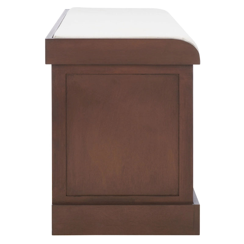 Farmhouse Cushioned Storage Bench with 3 Drawers