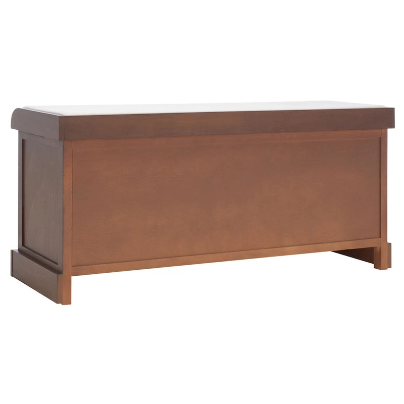Farmhouse Cushioned Storage Bench with 3 Drawers