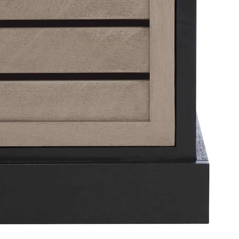 Farmhouse Cushioned Storage Bench with 3 Drawers