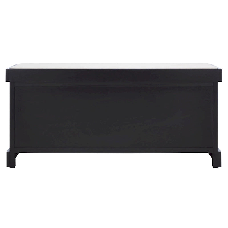 Farmhouse Cushioned Storage Bench with 3 Drawers