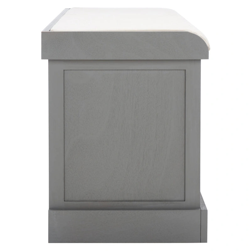 Farmhouse Cushioned Storage Bench with 3 Drawers