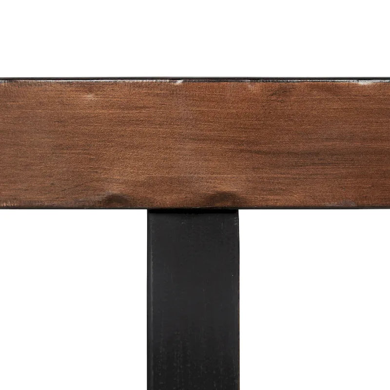 28-Inch Round Coffee Table with Cross Base