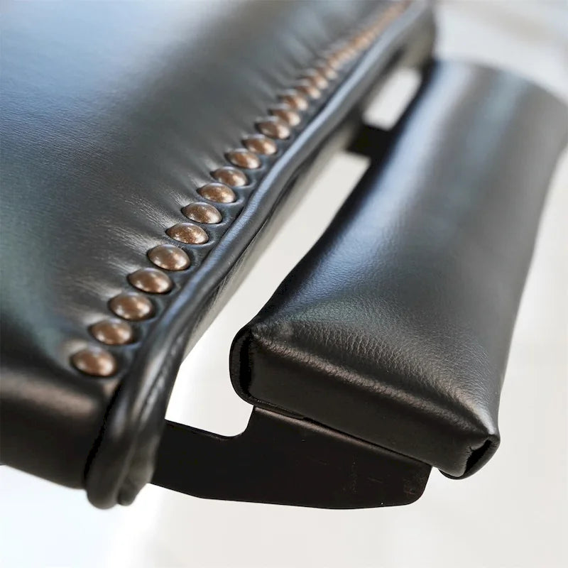 Genuine Leather Power Recliner with USB Charging