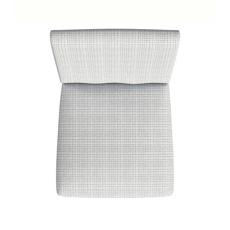 Upholstered Dining Chair with Spring Seat and Hardwood Legs