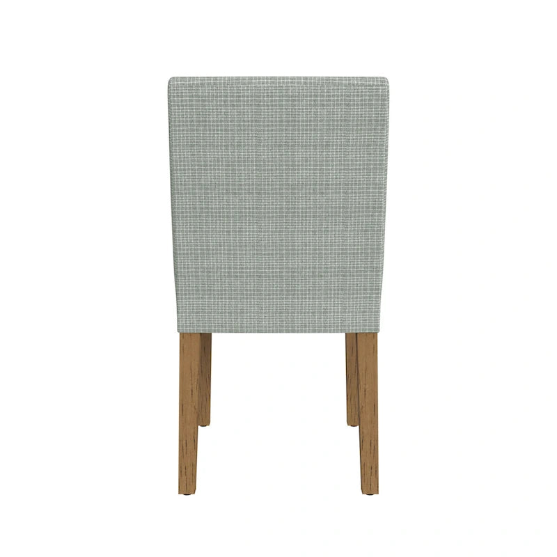 Upholstered Dining Chair with Spring Seat and Hardwood Legs