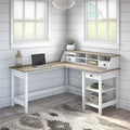 Mayfield 60W L Shaped Computer Desk with Organizer by Bush Furniture