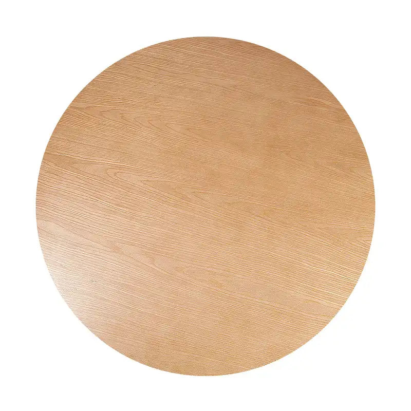 Round Fluted Solid Wood Dining Table