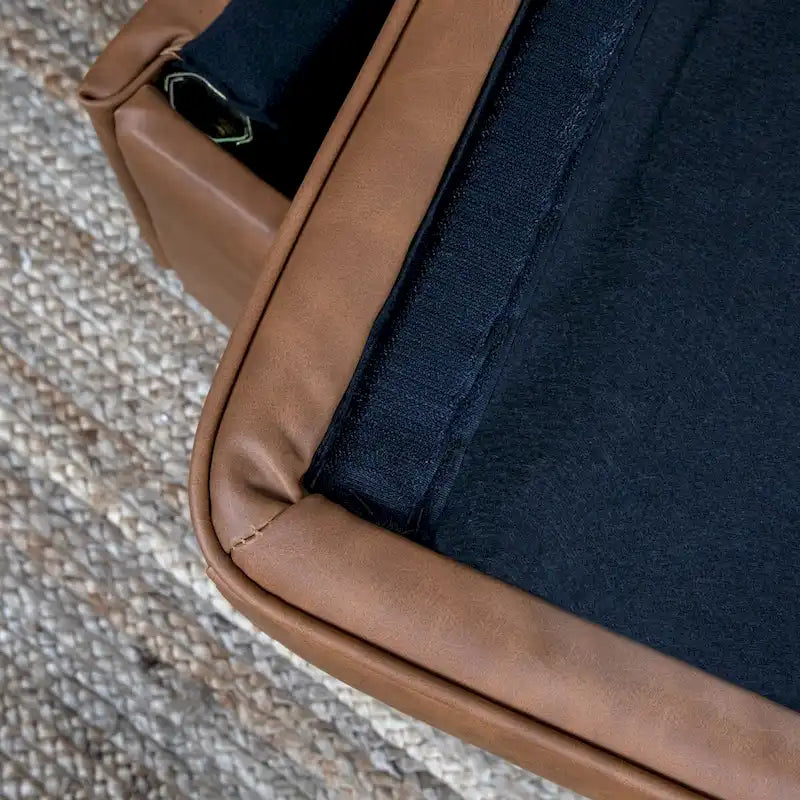 Modern Upholstered Storage Bench with Wood Legs