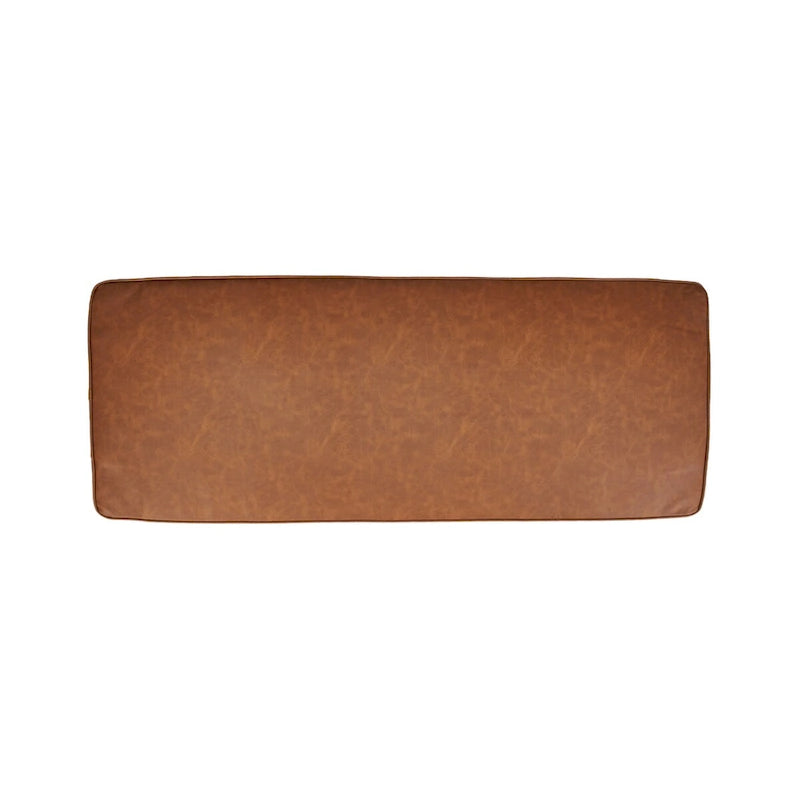 Modern Upholstered Storage Bench with Wood Legs