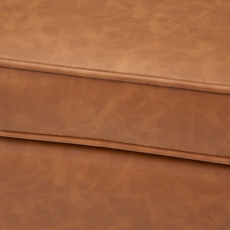 Modern Upholstered Storage Bench with Wood Legs
