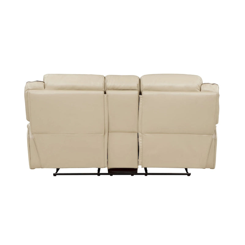 Manual Reclining Loveseat with Center Console and Cup Holders