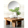 Kuboloa Natural Sheesham Wooden Square Coffee Table