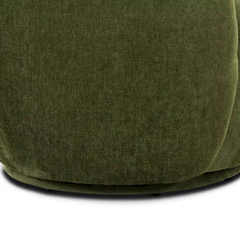 Swivel Accent Lounge Chair with Curved Back