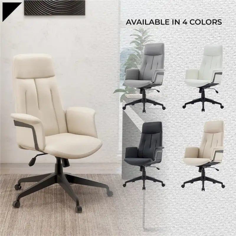 Ergonomic High-Back Office Chair with Lumbar Support